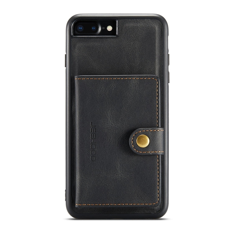 JEEHOOD Retro Magnetic Detachable Protective Case with Wallet & Card Slot & Holder For iPhone 8 Plus & 7 Plus