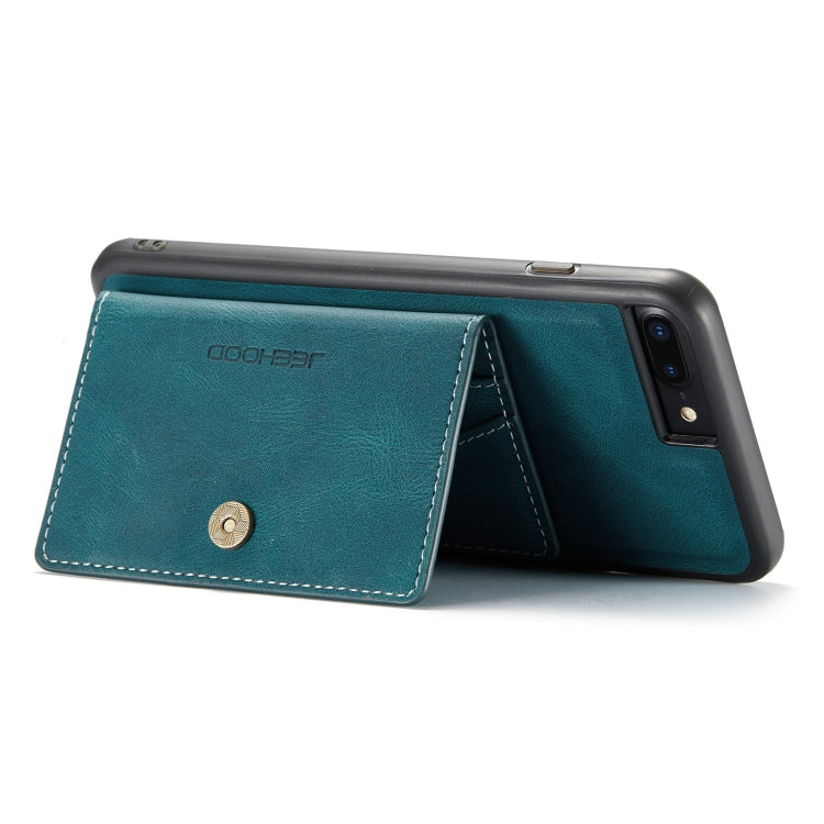 JEEHOOD Retro Magnetic Detachable Protective Case with Wallet & Card Slot & Holder For iPhone 8 Plus & 7 Plus