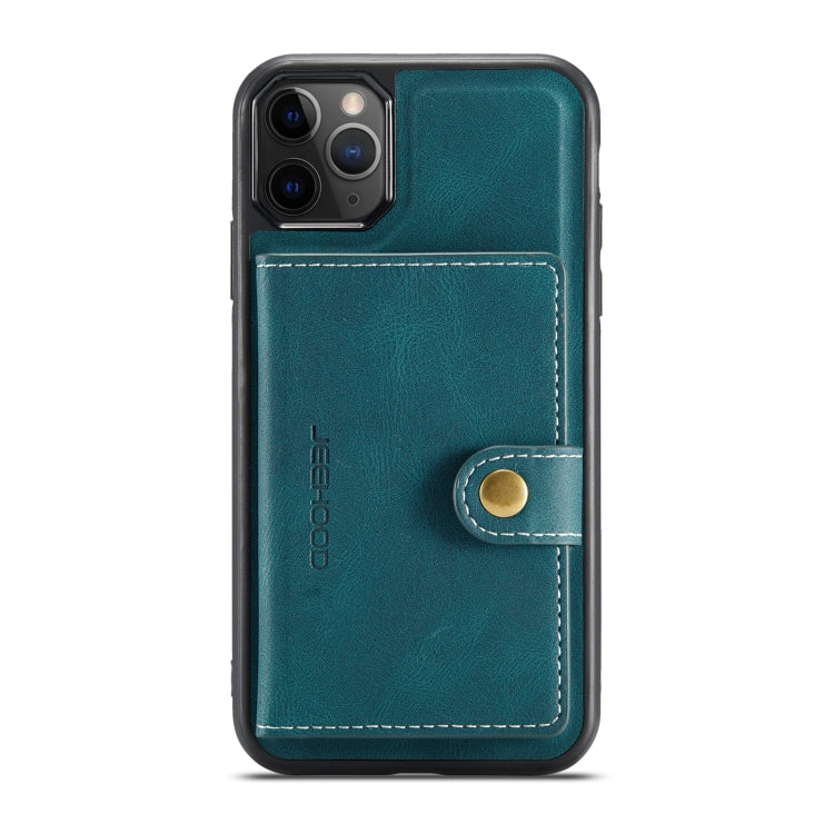 For iPhone 11 Pro Max JEEHOOD Retro Magnetic Detachable Protective Case with Wallet & Card Slot & Holder