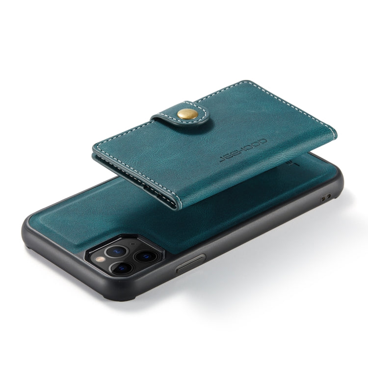 For iPhone 11 Pro Max JEEHOOD Retro Magnetic Detachable Protective Case with Wallet & Card Slot & Holder
