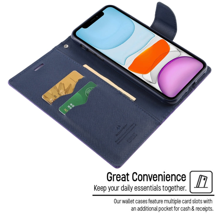 For iPhone 11 MERCURY GOOSPERY FANCY DIARY Horizontal Flip Leather Case with Holder & Card Slots & Wallet
