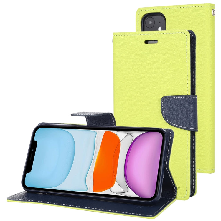 For iPhone 11 MERCURY GOOSPERY FANCY DIARY Horizontal Flip Leather Case with Holder & Card Slots & Wallet