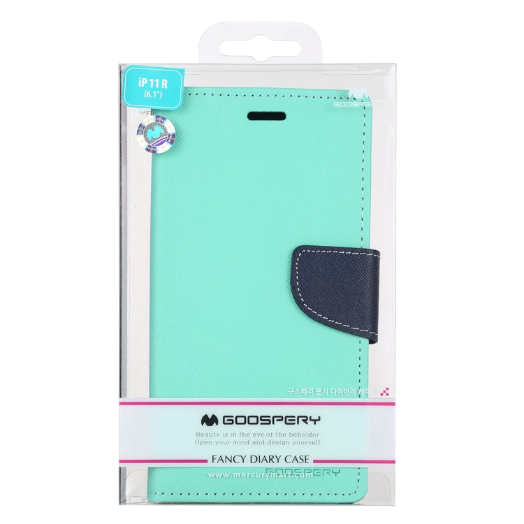For iPhone 11 MERCURY GOOSPERY FANCY DIARY Horizontal Flip Leather Case with Holder & Card Slots & Wallet