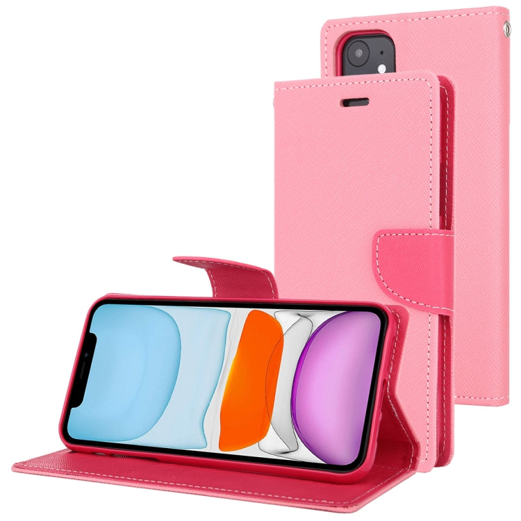 For iPhone 11 MERCURY GOOSPERY FANCY DIARY Horizontal Flip Leather Case with Holder & Card Slots & Wallet