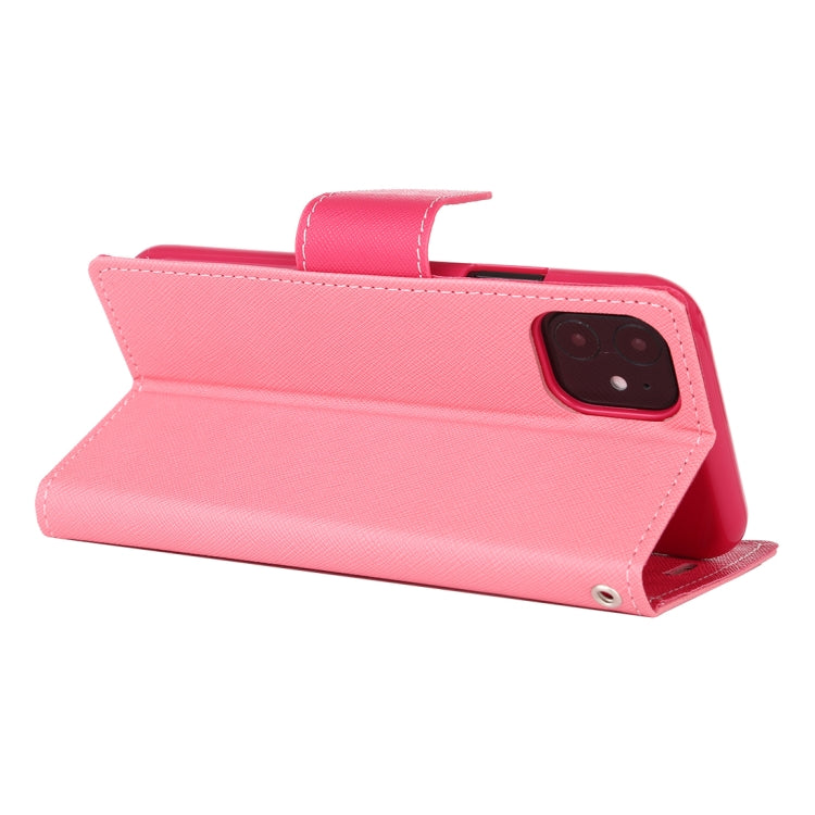 For iPhone 11 MERCURY GOOSPERY FANCY DIARY Horizontal Flip Leather Case with Holder & Card Slots & Wallet