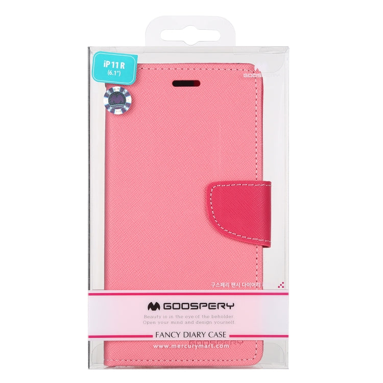 For iPhone 11 MERCURY GOOSPERY FANCY DIARY Horizontal Flip Leather Case with Holder & Card Slots & Wallet