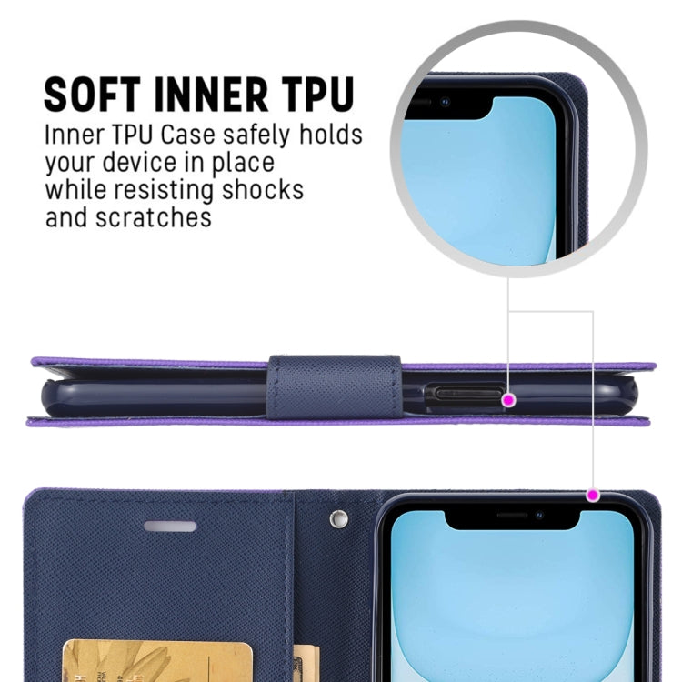 For iPhone 11 MERCURY GOOSPERY FANCY DIARY Horizontal Flip Leather Case with Holder & Card Slots & Wallet