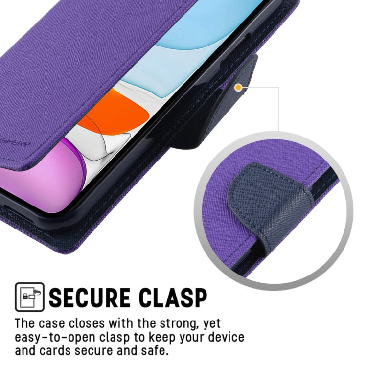 For iPhone 11 MERCURY GOOSPERY FANCY DIARY Horizontal Flip Leather Case with Holder & Card Slots & Wallet