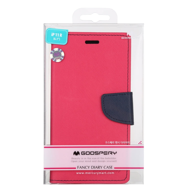 For iPhone 11 MERCURY GOOSPERY FANCY DIARY Horizontal Flip Leather Case with Holder & Card Slots & Wallet