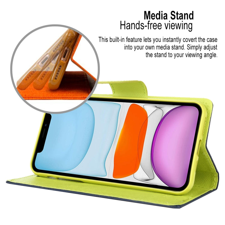 For iPhone 11 MERCURY GOOSPERY FANCY DIARY Horizontal Flip Leather Case with Holder & Card Slots & Wallet