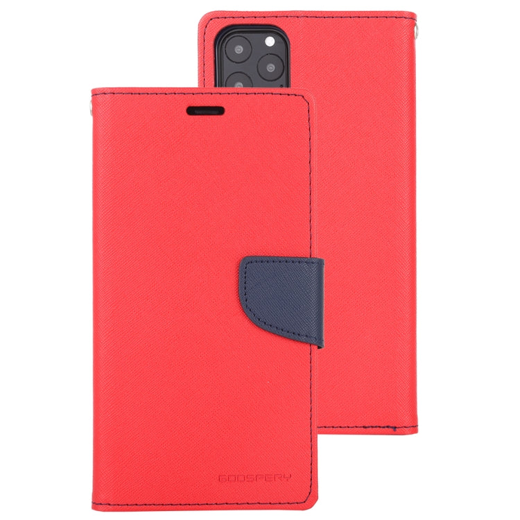 For iPhone 11 Pro MERCURY GOOSPERY FANCY DIARY Horizontal Flip Leather Case with Holder & Card Slots & Wallet