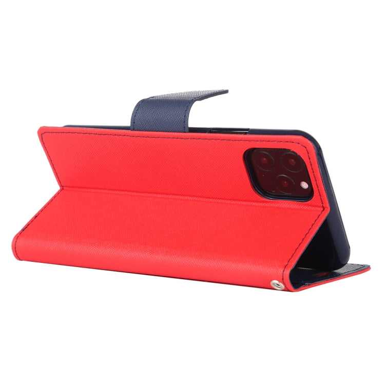 For iPhone 11 Pro MERCURY GOOSPERY FANCY DIARY Horizontal Flip Leather Case with Holder & Card Slots & Wallet