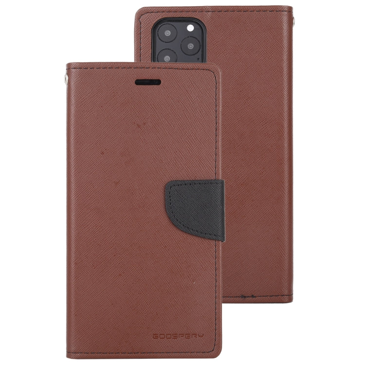 For iPhone 11 Pro MERCURY GOOSPERY FANCY DIARY Horizontal Flip Leather Case with Holder & Card Slots & Wallet