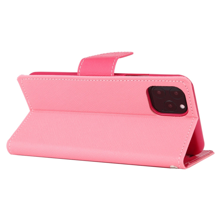 For iPhone 11 Pro MERCURY GOOSPERY FANCY DIARY Horizontal Flip Leather Case with Holder & Card Slots & Wallet