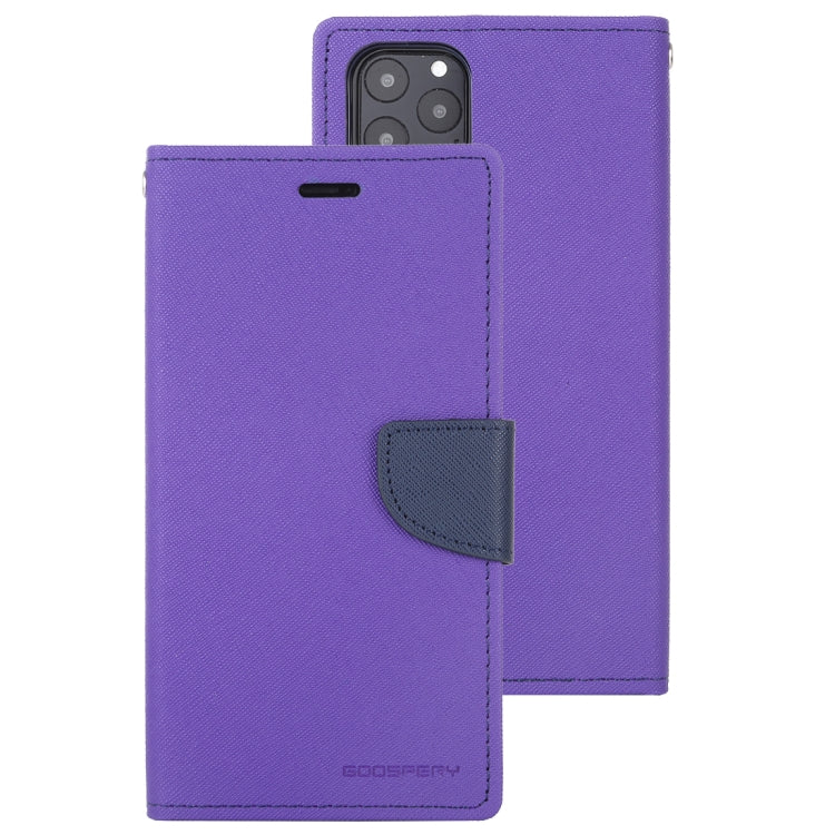 For iPhone 11 Pro MERCURY GOOSPERY FANCY DIARY Horizontal Flip Leather Case with Holder & Card Slots & Wallet