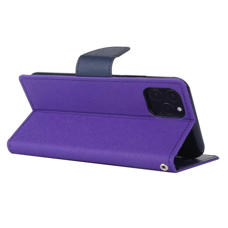 For iPhone 11 Pro MERCURY GOOSPERY FANCY DIARY Horizontal Flip Leather Case with Holder & Card Slots & Wallet