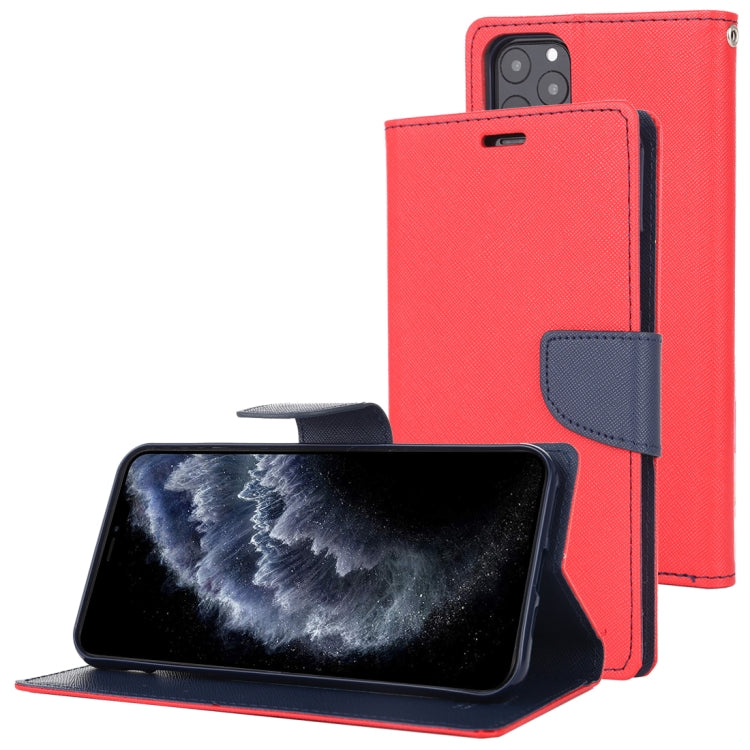 For iPhone 11 Pro Max MERCURY GOOSPERY FANCY DIARY Horizontal Flip Leather Case with Holder & Card Slots & Wallet