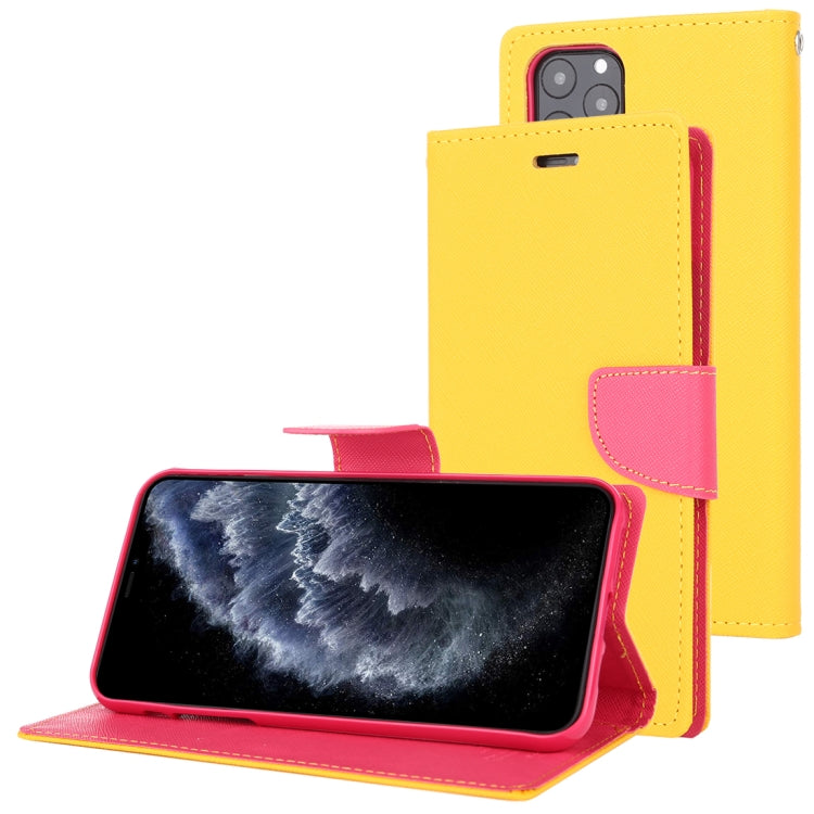 For iPhone 11 Pro Max MERCURY GOOSPERY FANCY DIARY Horizontal Flip Leather Case with Holder & Card Slots & Wallet