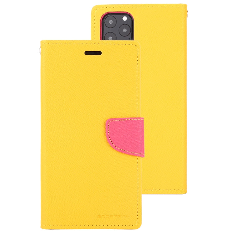 For iPhone 11 Pro Max MERCURY GOOSPERY FANCY DIARY Horizontal Flip Leather Case with Holder & Card Slots & Wallet