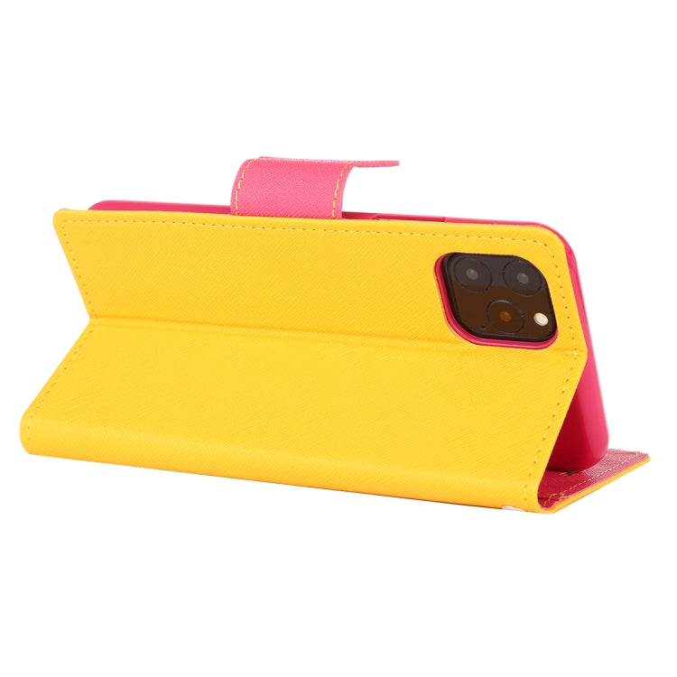For iPhone 11 Pro Max MERCURY GOOSPERY FANCY DIARY Horizontal Flip Leather Case with Holder & Card Slots & Wallet