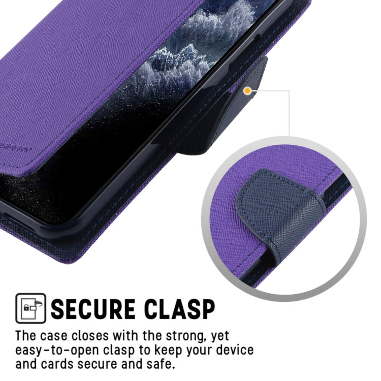 For iPhone 11 Pro Max MERCURY GOOSPERY FANCY DIARY Horizontal Flip Leather Case with Holder & Card Slots & Wallet