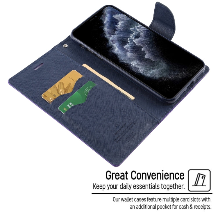 For iPhone 11 Pro Max MERCURY GOOSPERY FANCY DIARY Horizontal Flip Leather Case with Holder & Card Slots & Wallet