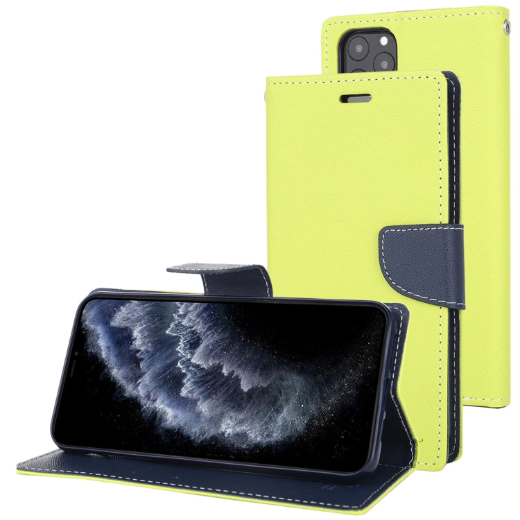 For iPhone 11 Pro Max MERCURY GOOSPERY FANCY DIARY Horizontal Flip Leather Case with Holder & Card Slots & Wallet