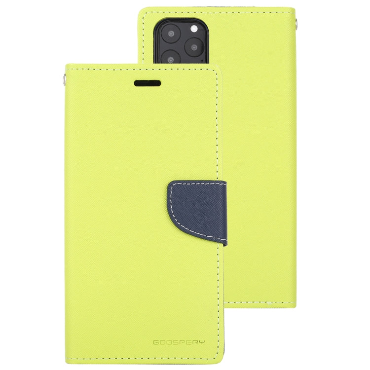 For iPhone 11 Pro Max MERCURY GOOSPERY FANCY DIARY Horizontal Flip Leather Case with Holder & Card Slots & Wallet