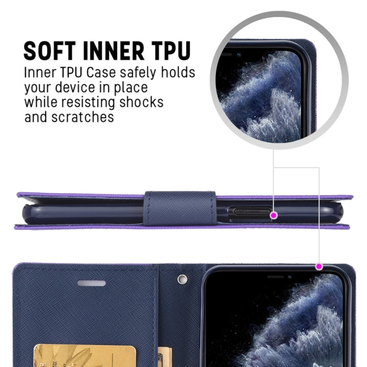 For iPhone 11 Pro Max MERCURY GOOSPERY FANCY DIARY Horizontal Flip Leather Case with Holder & Card Slots & Wallet