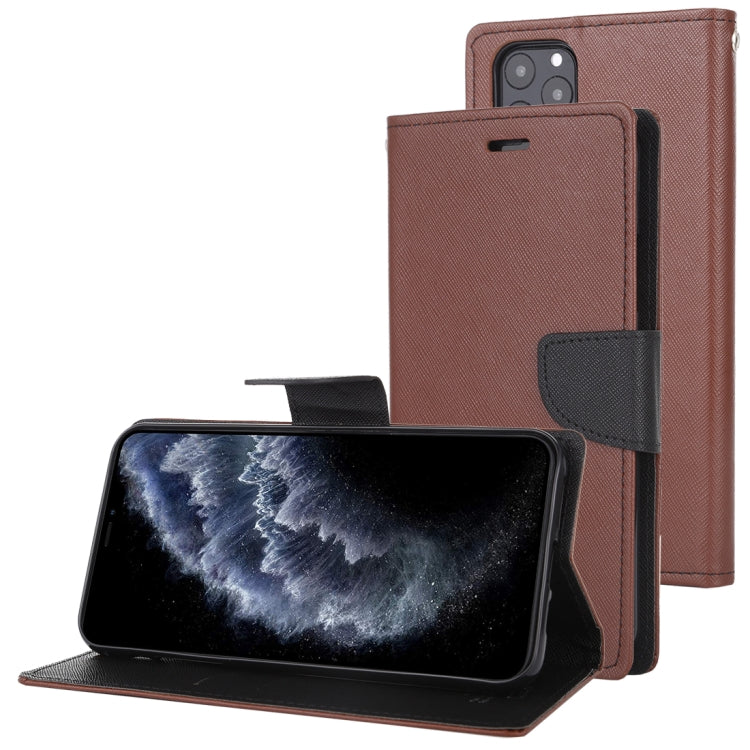 For iPhone 11 Pro Max MERCURY GOOSPERY FANCY DIARY Horizontal Flip Leather Case with Holder & Card Slots & Wallet