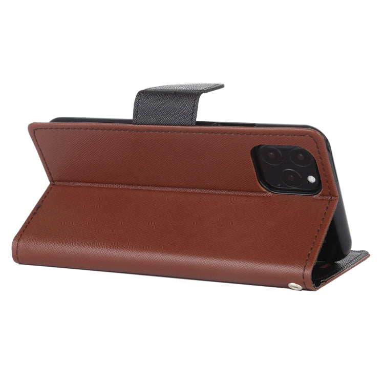 For iPhone 11 Pro Max MERCURY GOOSPERY FANCY DIARY Horizontal Flip Leather Case with Holder & Card Slots & Wallet