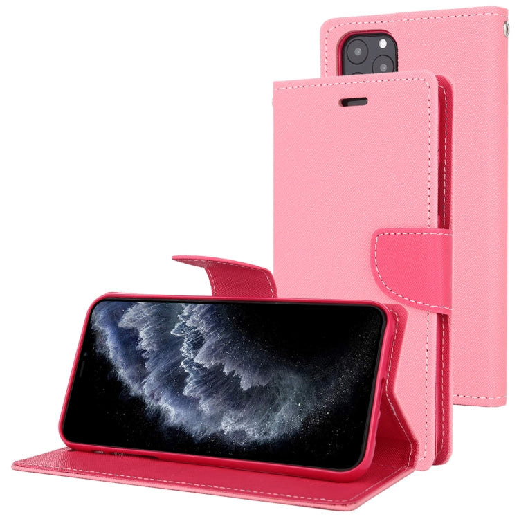 For iPhone 11 Pro Max MERCURY GOOSPERY FANCY DIARY Horizontal Flip Leather Case with Holder & Card Slots & Wallet