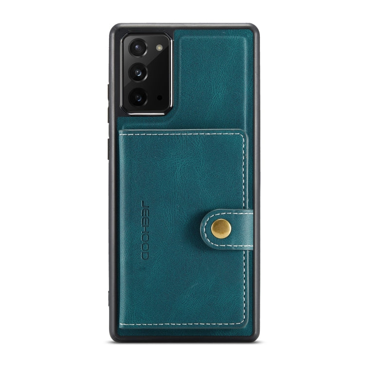 For Samsung Galaxy Note20 JEEHOOD Retro Magnetic Detachable Protective Case with Wallet & Card Slot & Holder