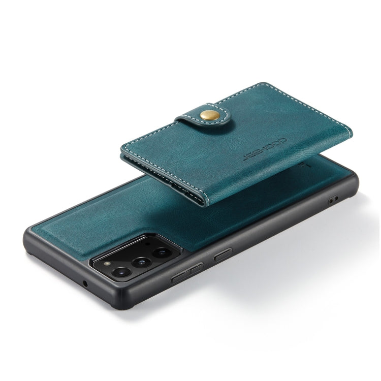 For Samsung Galaxy Note20 JEEHOOD Retro Magnetic Detachable Protective Case with Wallet & Card Slot & Holder