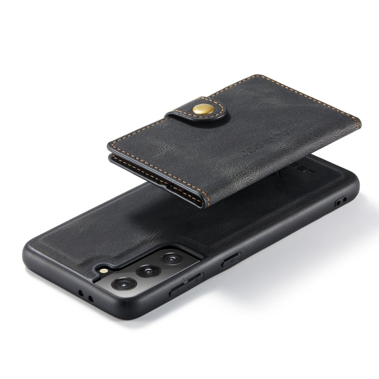 For Samsung Galaxy S21+ 5G JEEHOOD Retro Magnetic Detachable Protective Case with Wallet & Card Slot & Holder
