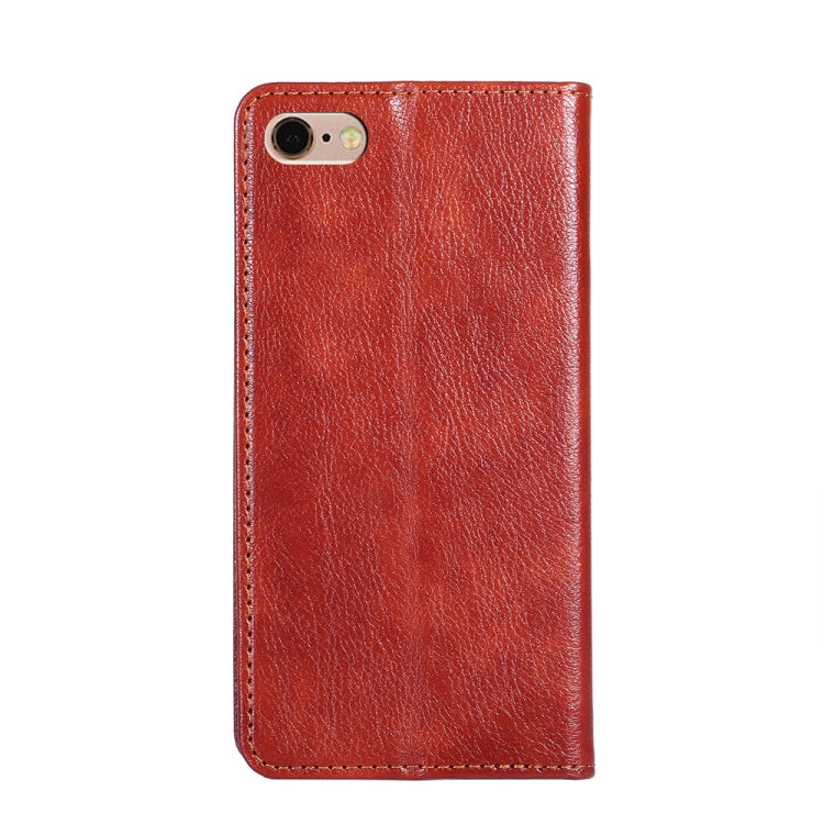 For iPhone 6 / 6s PU + TPU Gloss Oil Solid Color Magnetic Horizontal Flip Leather Case with Holder & Card Slot & Wallet