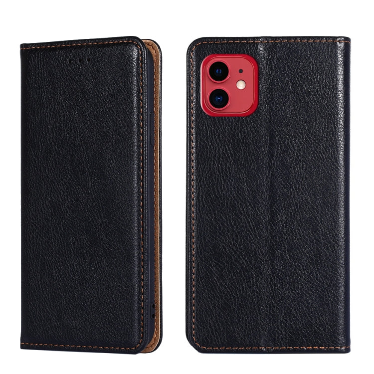 For iPhone 11 PU + TPU Gloss Oil Solid Color Magnetic Horizontal Flip Leather Case with Holder & Card Slot & Wallet