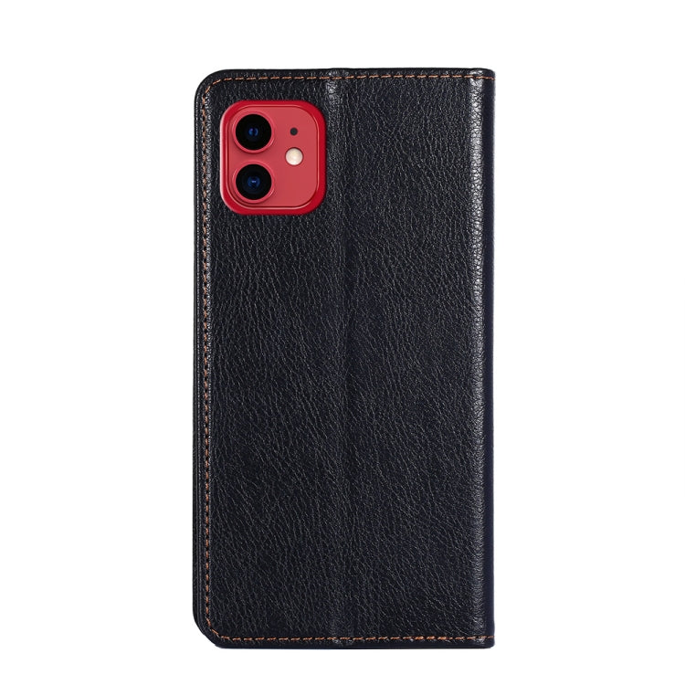 For iPhone 11 PU + TPU Gloss Oil Solid Color Magnetic Horizontal Flip Leather Case with Holder & Card Slot & Wallet
