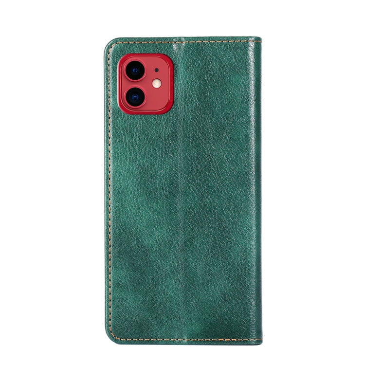 For iPhone 11 PU + TPU Gloss Oil Solid Color Magnetic Horizontal Flip Leather Case with Holder & Card Slot & Wallet