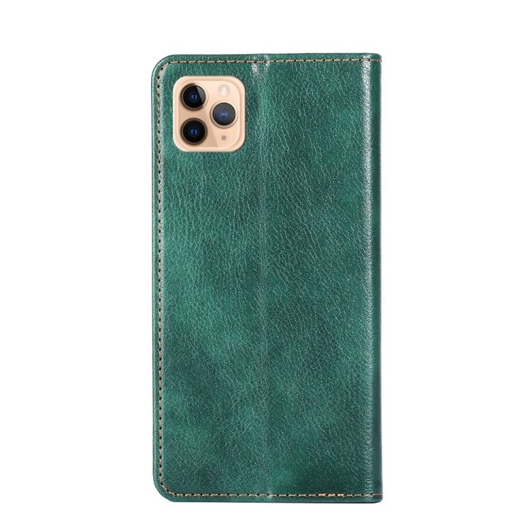 For iPhone 11 Pro Max PU + TPU Gloss Oil Solid Color Magnetic Horizontal Flip Leather Case with Holder & Card Slot & Wallet
