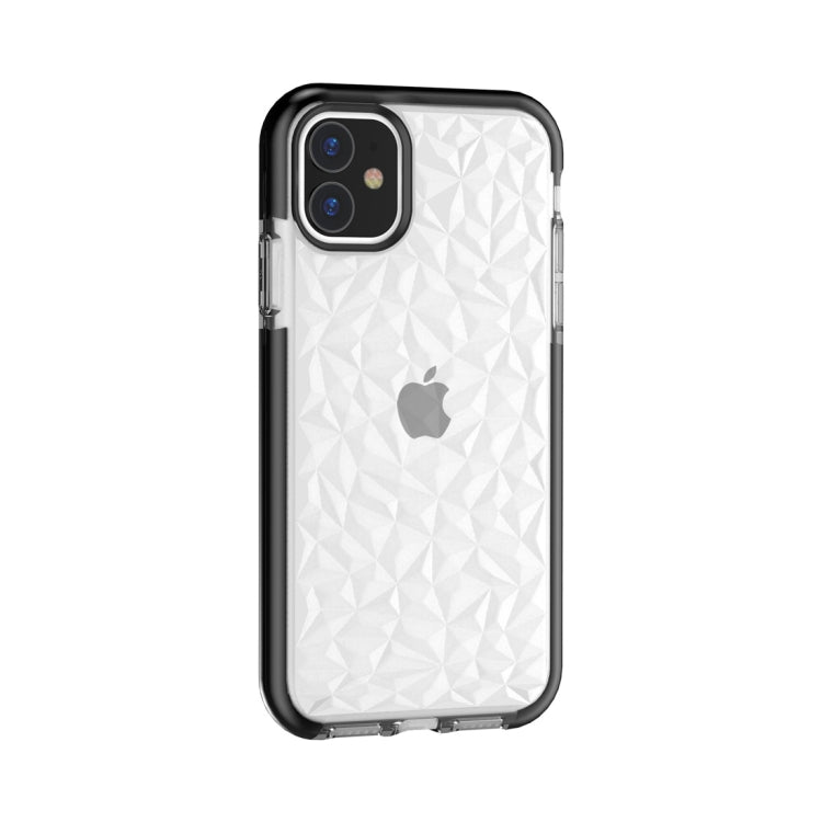 For iPhone 11 Shockproof Diamond Texture TPU Protective Case