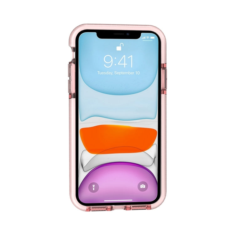 For iPhone 11 Shockproof Diamond Texture TPU Protective Case