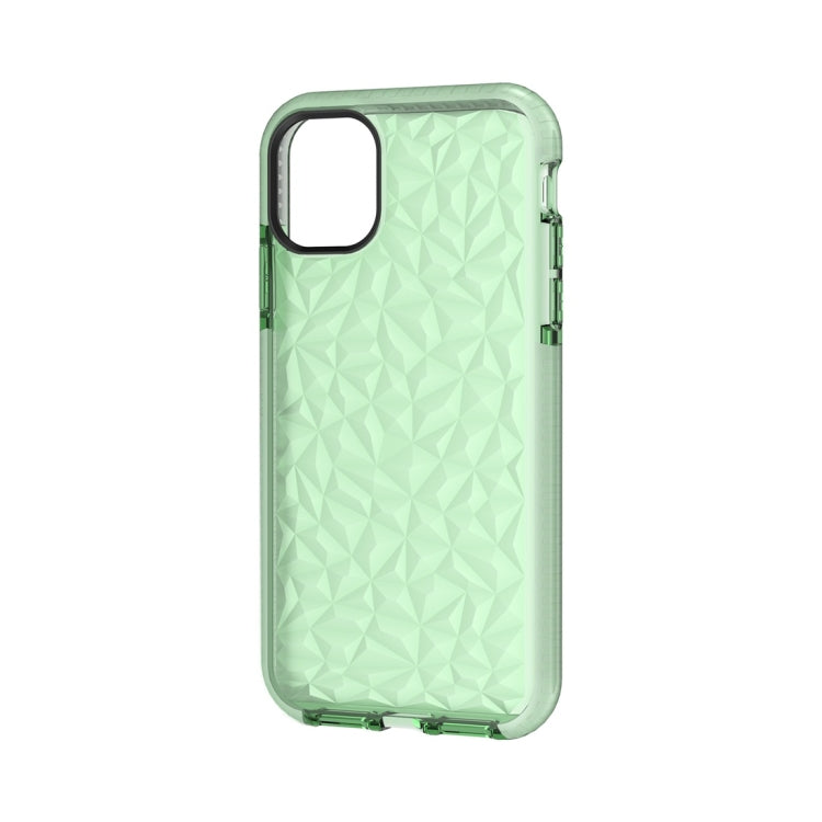 For iPhone 11 Shockproof Diamond Texture TPU Protective Case