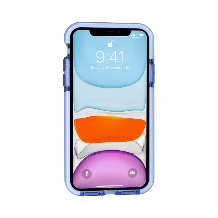 For iPhone 11 Shockproof Diamond Texture TPU Protective Case