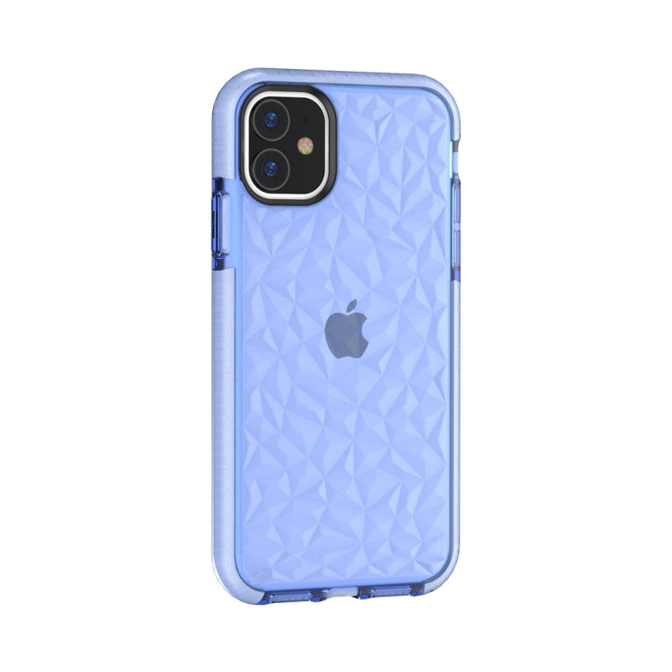 For iPhone 11 Shockproof Diamond Texture TPU Protective Case