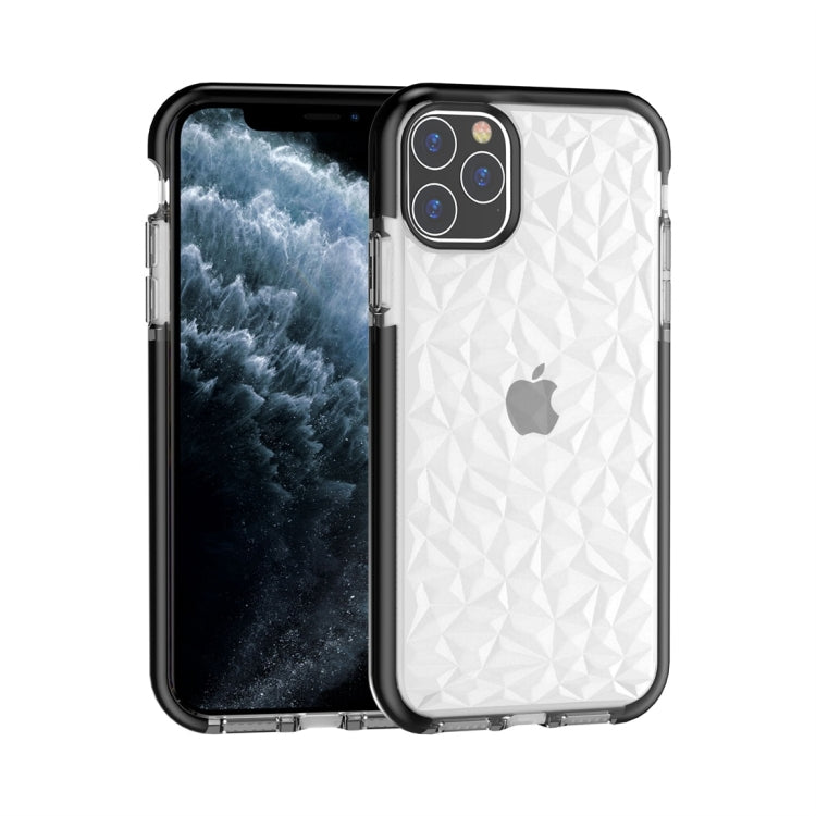 For iPhone 11 Pro Max Shockproof Diamond Texture TPU Protective Case