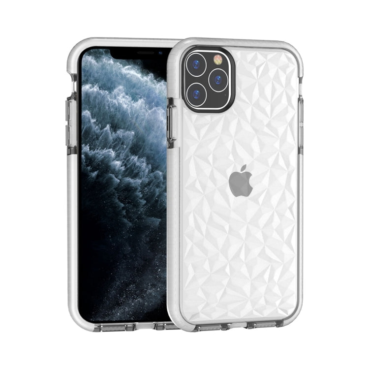 For iPhone 11 Pro Max Shockproof Diamond Texture TPU Protective Case