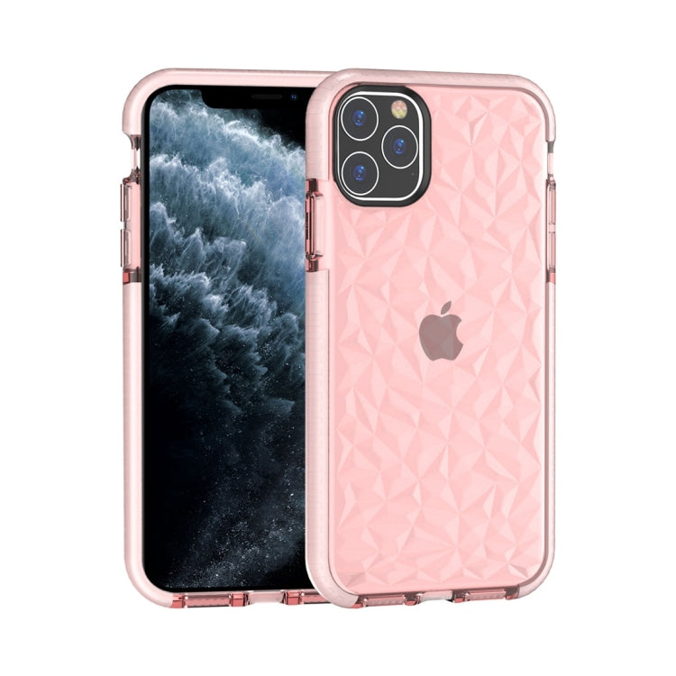 For iPhone 11 Pro Max Shockproof Diamond Texture TPU Protective Case