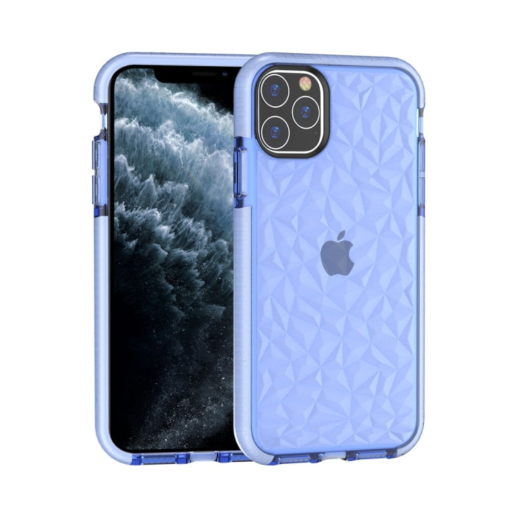 For iPhone 11 Pro Max Shockproof Diamond Texture TPU Protective Case