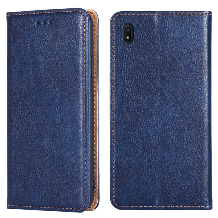 For Samsung Galaxy A10e PU + TPU Gloss Oil Solid Color Magnetic Horizontal Flip Leather Case with Holder & Card Slot & Wallet
